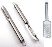 Soyacak ve Rende 2li Set Paslanmaz Çelik İnox - 1