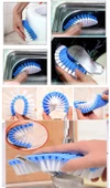 Bükülebilir  Esnek Kenar Köşe Lavabo Temizleme Fırçası Banyo Mutfak Fırçası - 1