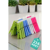 Plastik Çamaşır Mandalı 216 Adet - 1