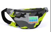 Coral High Kids Bel Çantası Kamuflaj Desenli - Yeşil - Gri - Erkek Çocuk 22587 - 1