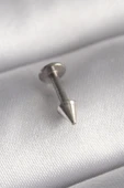 316L Çelik Gümüş Renk Çivi Model Piercing - 1