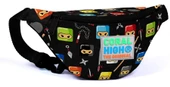 Coral High Kids Bel Çantası Ninja Desenli - Siyah - Erkek Çocuk 22581 - 1
