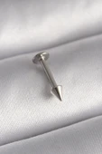 316L Çelik Gümüş Renk Çivi Model Piercing - 1