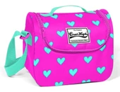 Coral High Pembe-Yeşil Kalpler Termoslu Beslenme Çantası - Kız Çocuk thumbnail 1