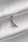316L Çelik Gümüş Renk Çivi Model Piercing thumbnail 1