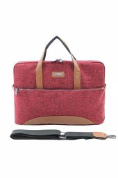 Cambridge Polo Club Bordo Kumaş Evrak Çantası 50082 - 2