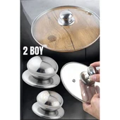 Tencere Tava Tepesi Tencere Tava Kapağı Tutucu 2 Boy - 1