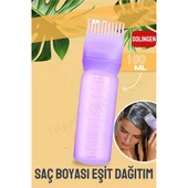 Saç Boyası Eşit Dağıtım Şişesi Doldurulabilir Taraklı Aplikatör  Solingen Professional - 1