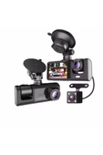 64GB Araç İçi Kamera 3 Kameralı (Yol + Araç İçi+ Arka) FHD Video Kayıt Mikrofonlu Türkçe CC33 - 2