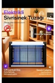 Elektrikli Sivri Sinek Öldürücü Sivrisinek Kovucu Sineksavar Cız Zincir Askılı Mavi Işıklı - 1