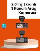 Full HD Araç Kamerası  Çift Yönlü Kayıt ve Darbe Sensörü thumbnail 1