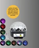 Taşınabilir Bluetooth Disko Topu Uzaktan Kumandalı Işık Efektleri - 2