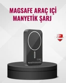 MagSafe Araç Telefon Tutucu 15W Hızlı Şarj TypeC Girişli - 1