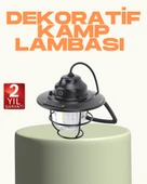 Hafif ve Taşınabilir Retro Tasarım Kamp Lambası - 1