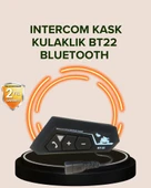 Bluetooth 5.0 Motosik Kask Kulaklık Eller Serbest ve Müzik Özellikli - 1