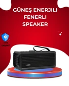 JIPOX P520 Solar Enerjili Bluetooth Hoparlör FM Ralu 8W Ses - 1