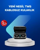 A10s TWS Bluetooth 5.0 Kablosuz Kulaklık 1800 mAh Şarj Kutulu thumbnail 1