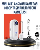 360° Klipsli Manyetik Spor Kamera Yüksek Çözünürlük - 1