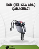 Ford, Opel, Volvo, Skoda Araçlar için 66W Çoklu Hızlı Şarj Cihazı - 1