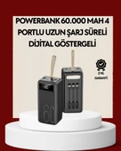 4 Çıkışlı Hızlı Şarj Destekli Powerbank - 1