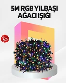 Renkli LED Işık Zinciri 8 Modlu Dekoratif Aydınlatma - 1