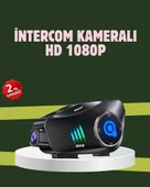 Q28 Full HD Kameralı Motosik Kask Kulaklığı – 45 Saat Müzik, IPX6 Su Geçirmez - 1