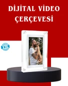 Çift Stereo Hoparlörlü 7 İnç Dijital Fotoğraf Çerçevesi – Zengin Ses Deneyimi - 1