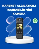 Mini Kamera 1080P Full HD Döner Lens Taşınabilir - 1