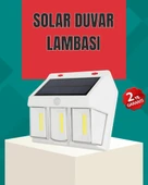 Dış Mekan Solar Duvar Lambası – 120° Hareket Algılama, 3 Işık Modu thumbnail 1