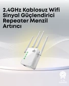 Yüksek Hızlı Parazit Önleyici WiFi Repeater Router - 1