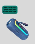 Renkli LED Işıklı Kablosuz Hoparlör IP67 Sertifikalı - 3