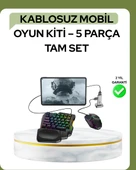 Mobil PUBG ları İçin 5in1 Klavye Mouse Oyun Seti – BT5.3 Destekli - 1