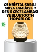 Taşınabilir Işıklı Yüksek Ses Kaliteli Bluetooth Hoparlör - 1