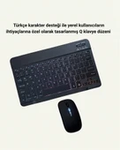 Türkçe Q Klavye Düzenli RGB Kablosuz Klavye Mouse Set - 3