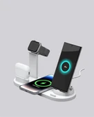 ,  Watch ve AirPods ile Uyumlu 4'ü 1 Arada Şarj Ünitesi – Tüm  Cihazları Tek Noktada - 3
