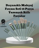 umuşak Kıllı Estetik Tasarımlı 13'lü Makyaj Fırçası Seti Günlük ve Profesyonel Kullanım - 1