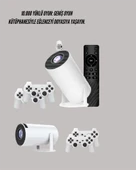 Portatif 4K Projeksiyon – 4.000 Uygulama, Kablosuz Yansıtma ve Bluetooth 5.0 - 3