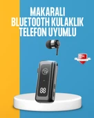 Dijital Ekranlı ve Hızlı Şarjlı Bluetooth 5.2 Makaralı Kulaklık thumbnail 1