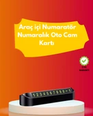 Şık ve İşlevsel Fosforlu Araç Numaratörü – Kolay Kullanım, Yüksek Görünürlük - 1