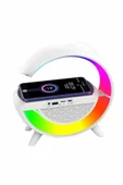 Bluetooth Hoparlör G Şekli Atmosfer Akıllı Rgb Lamba Wireless Kablosuz Şarj - 1