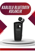 Yaka Kulaklığı Andorid Tüm Cep Telefonlarına Uyumlu Mikrofonlu Titreşimli Makaralı thumbnail 2