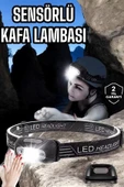 Kamp Lambası Led Işık Kafa Lambası Balıkçı Lambası Ayarlanabilir - 2