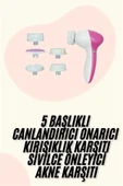 5 Başlıklı Titreşimli Cilt Temizleme Seti Canlandırıcı ve Onarıcı thumbnail 1