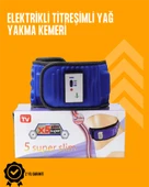 Titreşimli Masaj ve Zayıflama Kemeri – 5 Motor, 20 Mıknatıs, Ayarlanabilir Hız - 2