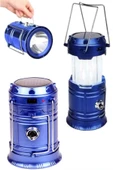 Kamp Feneri Şarj Edilebilir Güneş Enerjili Işıldak USB Şarjlı - 1