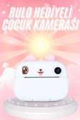 Çocuklara Özel Şirin Tasarımlı Mini Fotoğraf Yazıcısı 3 Adet Rulo Hediyeli - 2