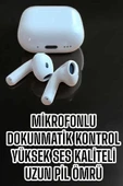 Kaliteli Ucuz İOS ve Android Uyumlu TWS Bluetooth Kulaklık ANC Özelliği thumbnail 3