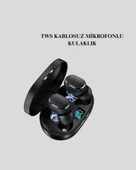 Kablosuz Kulak İçi Bluetooth Kulaklık Stereo Dokunmatik Kontrollü Kulaklık thumbnail 3