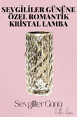 Sevgililer Gününe Özel Romantik Kristal Gece Lambası Sevgiliye Hediye - 2