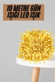 Dekoratif Peri Led 100 Ledli Gün Işığı Pilli 10 Metre Gün Işığı - 2